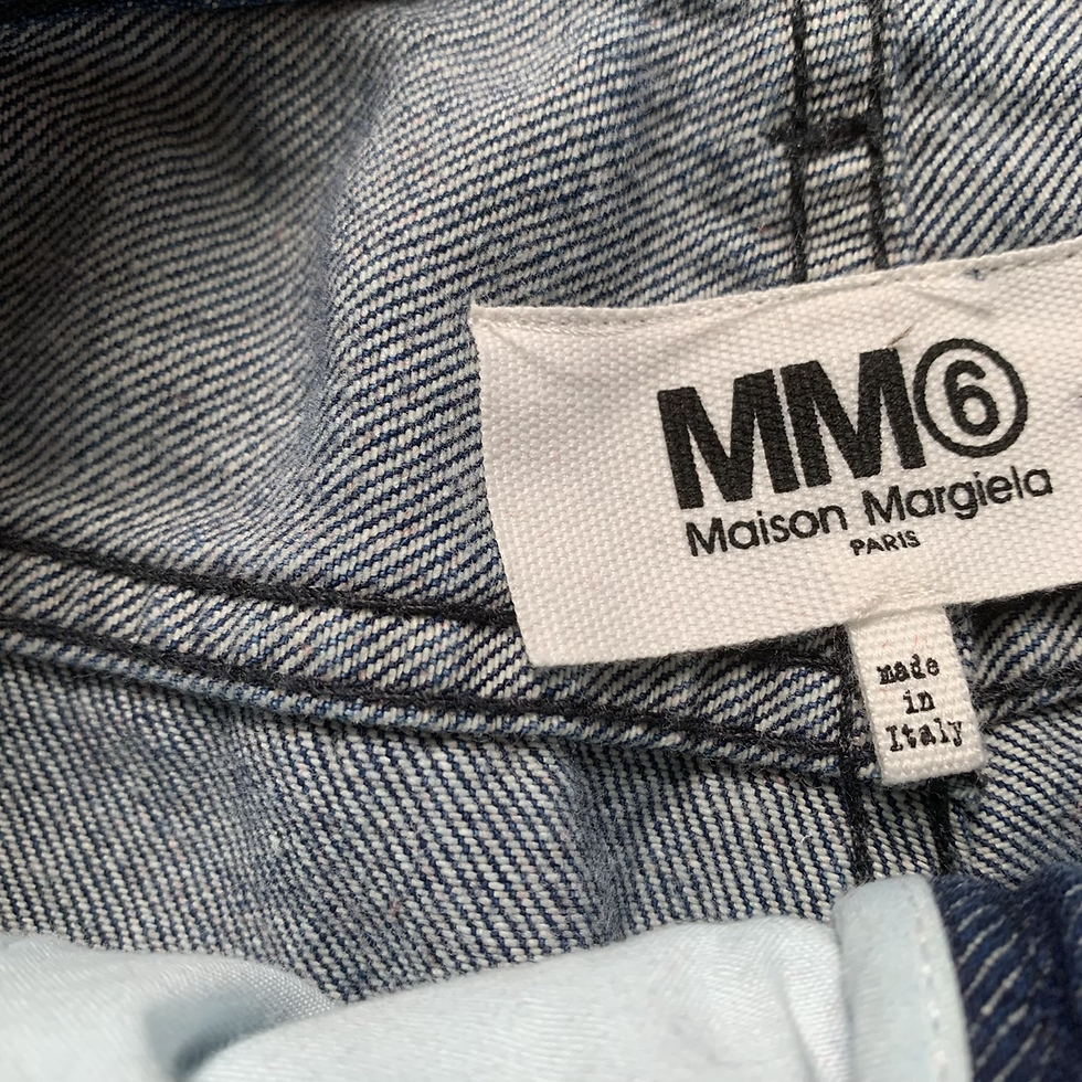 Thumbnail: MM6 Maison Margiela FW2018 Flocked Jeans