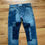Thumbnail: Facetasm Pixelated Blue Denim Jeans