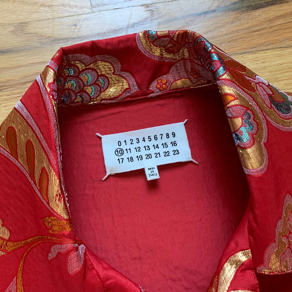 Thumbnail: Maison Margiela SS2019 Artisanal Kimono Jacquard Button Up Shirt