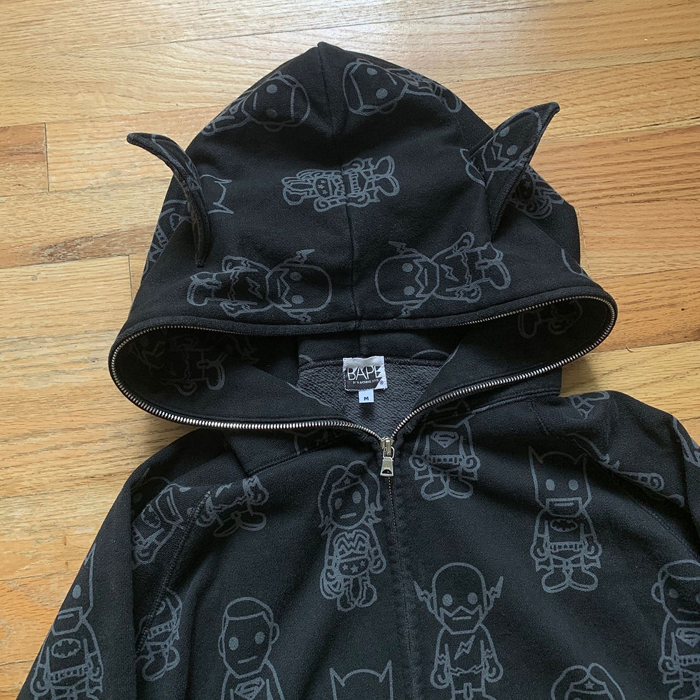 Thumbnail: Bape x DC Comics All-Star Heroes Bat Ear Hoodie