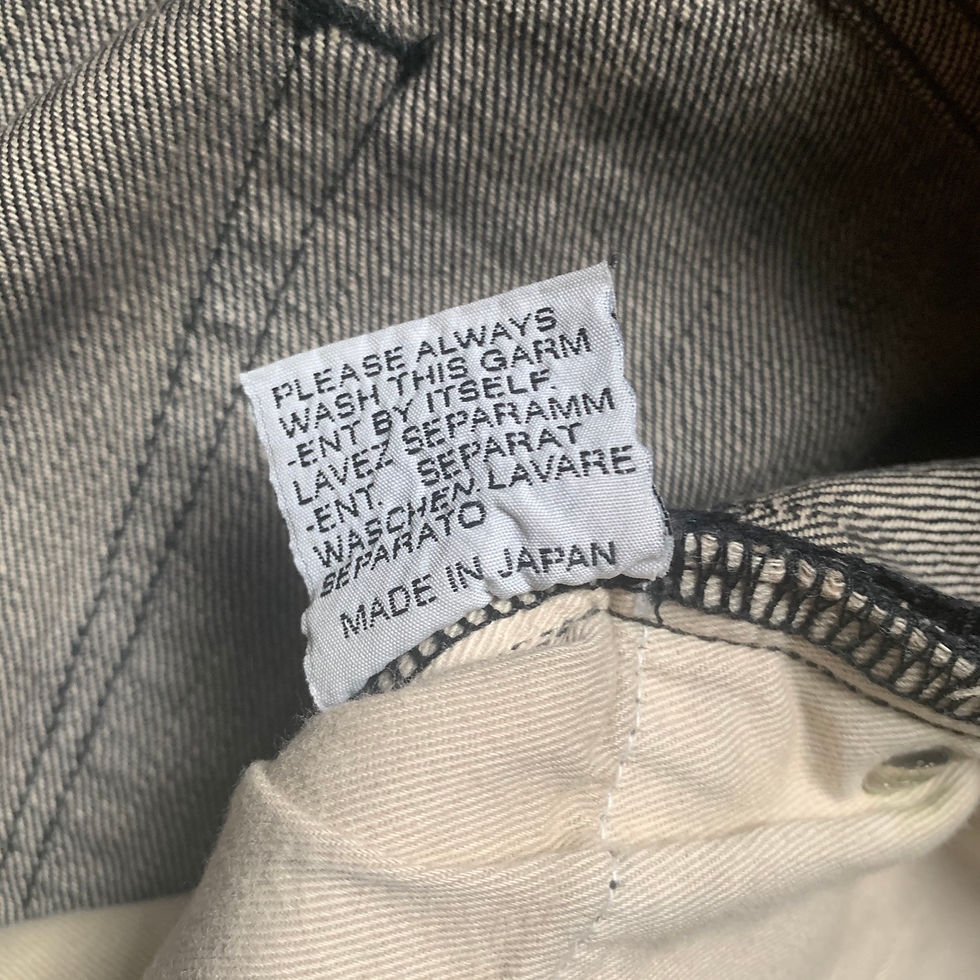 Thumbnail: Dior Homme FW2007 Clawmark Washed Grey Jeans