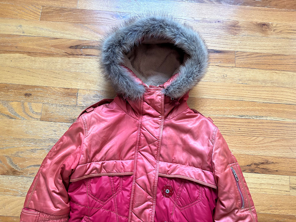 Thumbnail: Christian Dior FW2007 by John Galliano Shearling-Lined Cropped Ski Parka