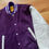 Thumbnail: Bape x Post Overalls 90s University Leather Varsity Jacket