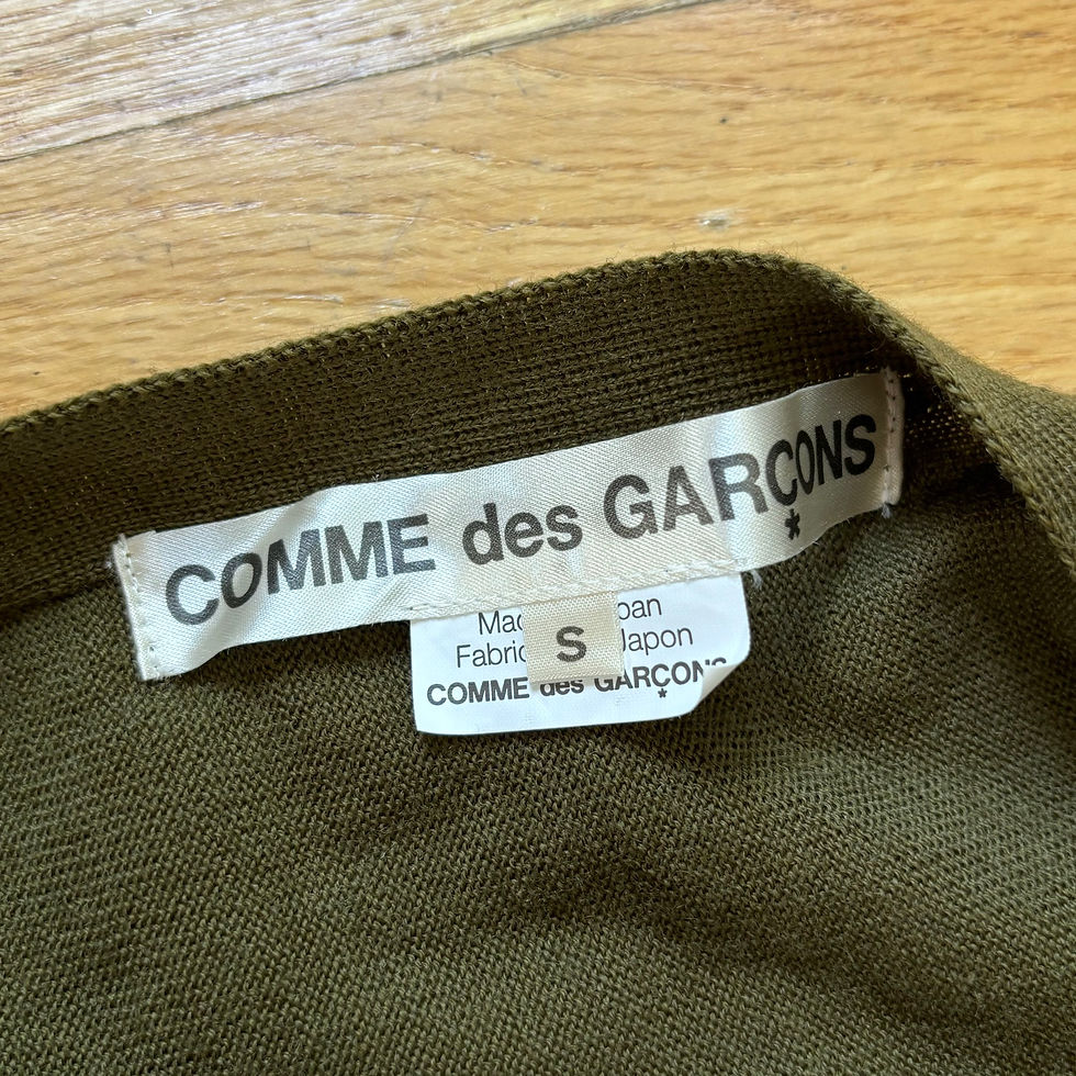 Thumbnail: Comme Des Garcons SS2010 Layered Cardigan