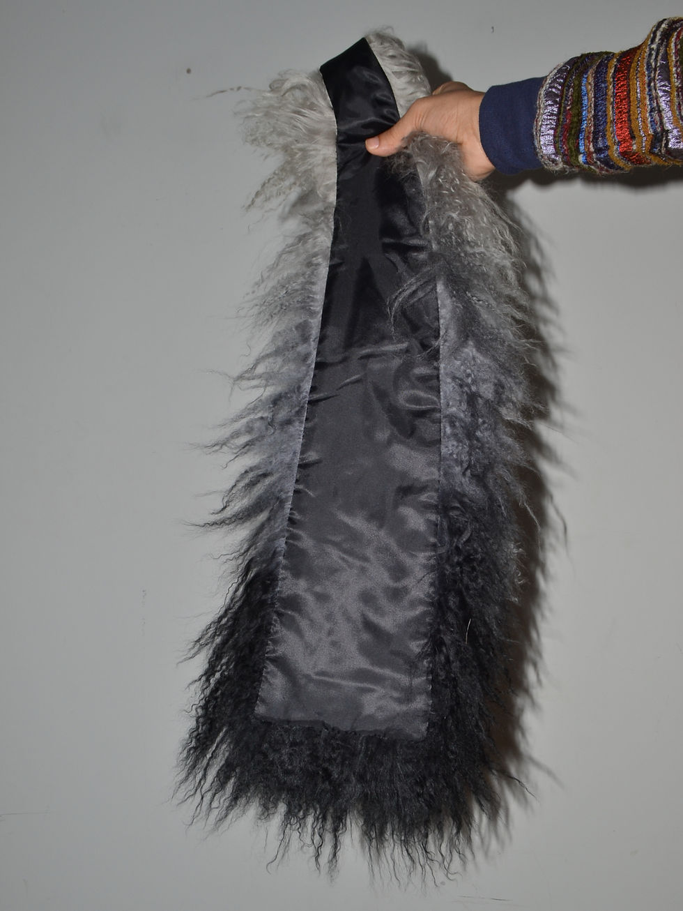 Thumbnail: Anna Sui 1990s Ombre Tibetan Lamb Fur Scarf