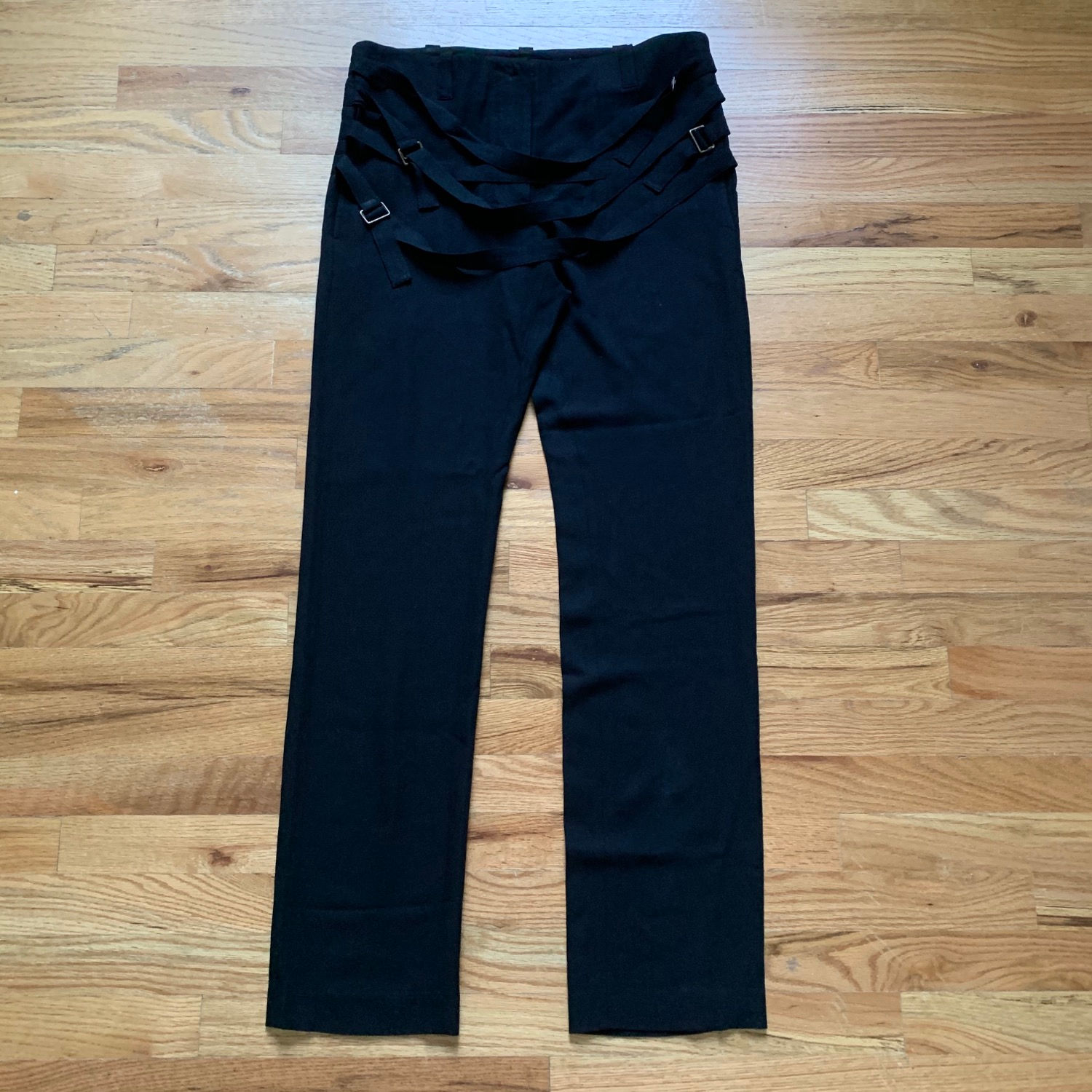 Ann Demeulemeester Vintage Bondage Strapped Trousers