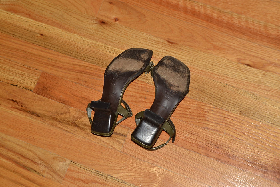 Thumbnail: Prada Mid-1990s Frilled Kitten Heels