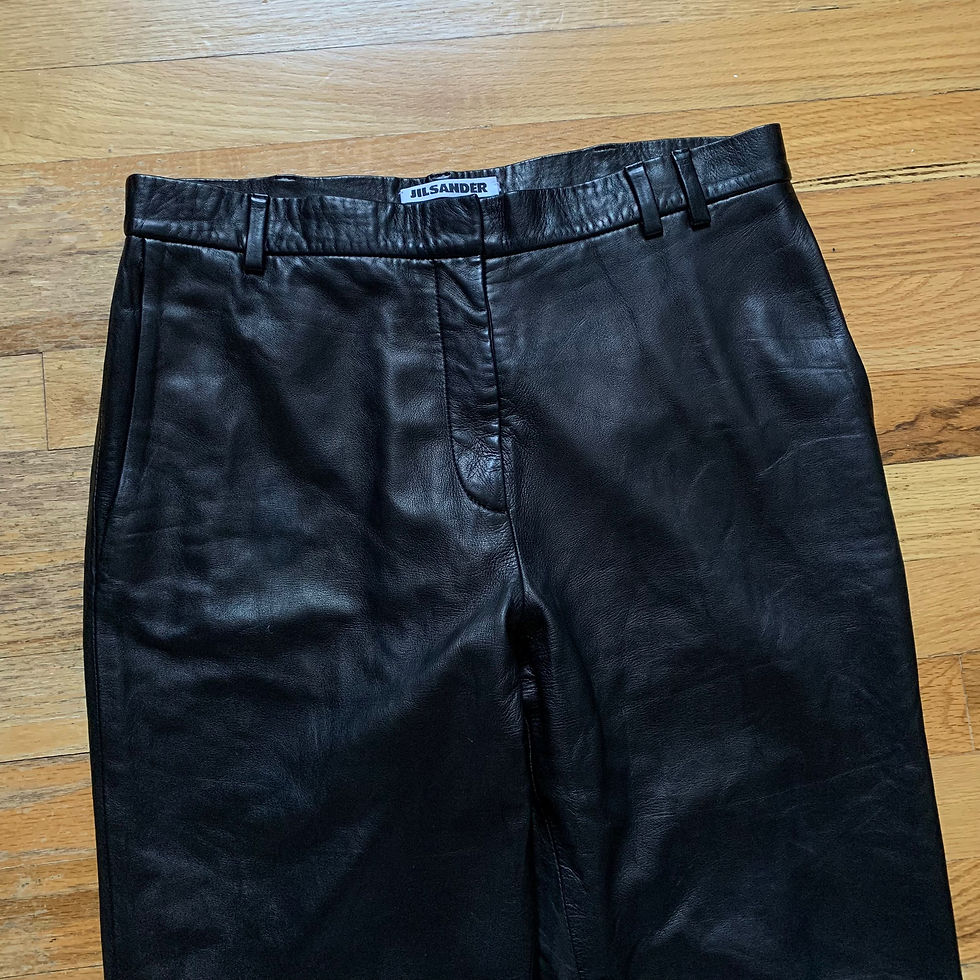 Thumbnail: Jil Sander Early 2000s Leather Pants