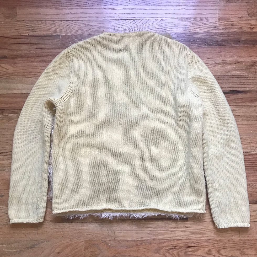 Thumbnail: Prada FW2007 Teddy Fur Wool Sweater