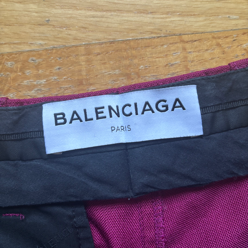 Thumbnail: Balenciaga FW2017 Nylon 3M-Piped Pants
