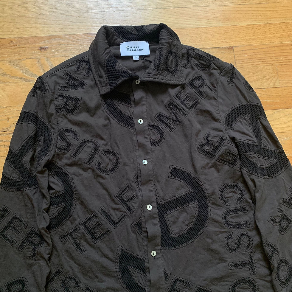 Thumbnail: Telfar SS2020 Customer Mesh Patch Shirt