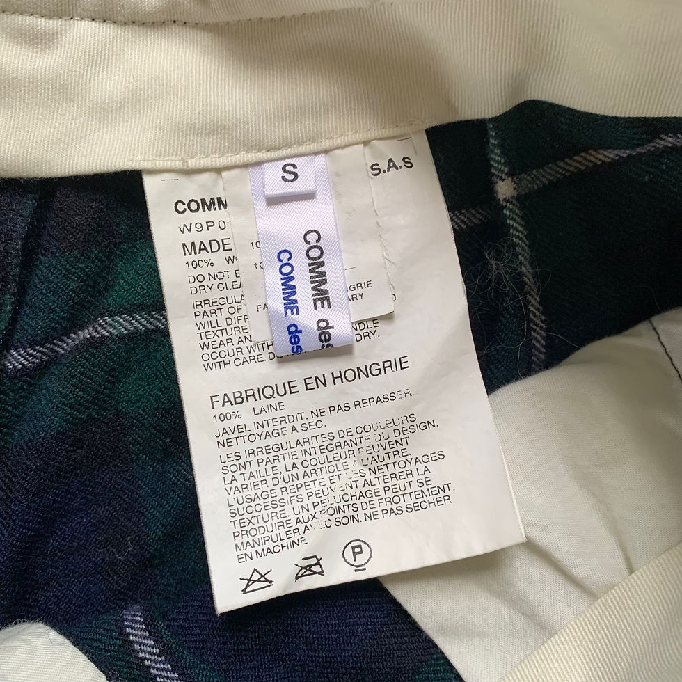 Thumbnail: Comme Des Garcons Comme Des Garcons Pleated Tartan Shorts