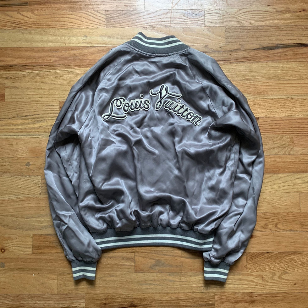 Louis Vuitton by Marc Jacobs SS2006 Silk/Viscose Souvenir Baseball Jacket
