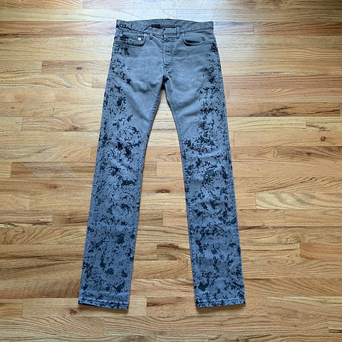 Dior Homme FW2010 Paint Splatter Skinny Jeans | thesonofsex