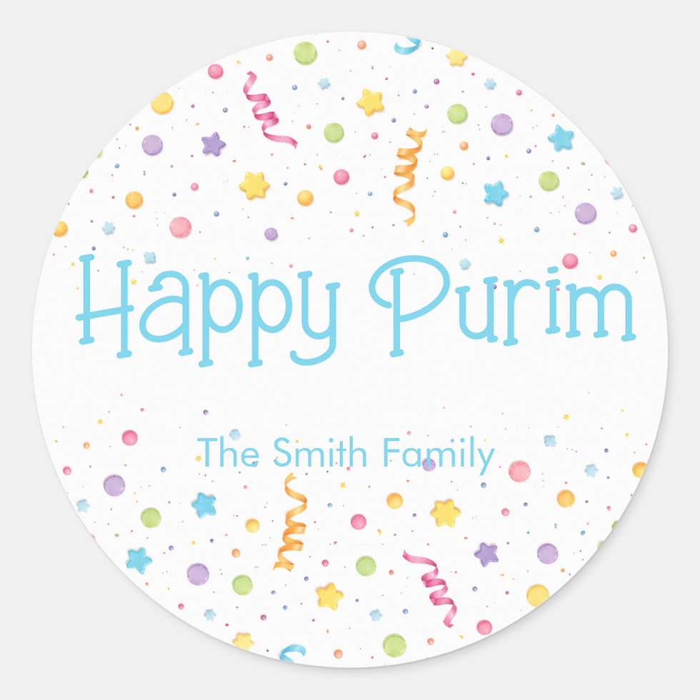 Thumbnail: Purim Label 06