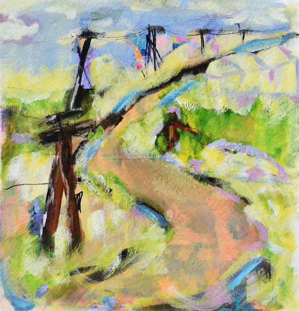 Above Orquevaux | Acrylic