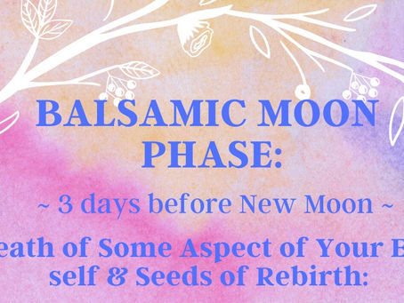 Balsamic Moon: Release Your Lack / Worthiness Issues Today!