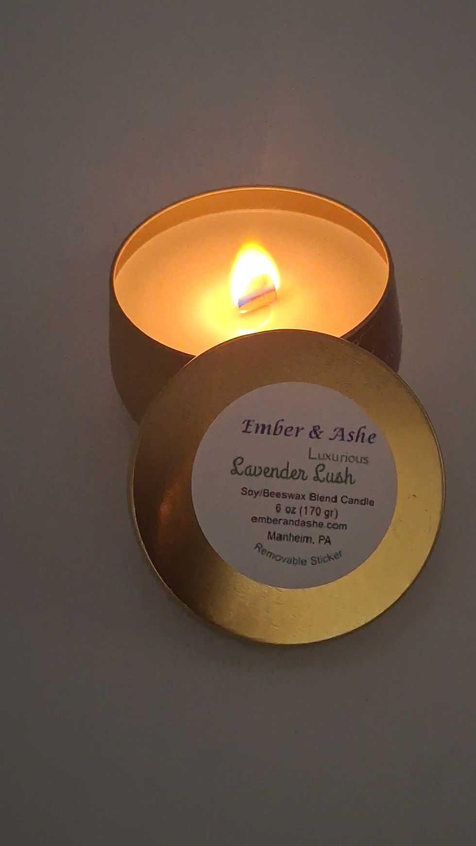Thumbnail: lit candle