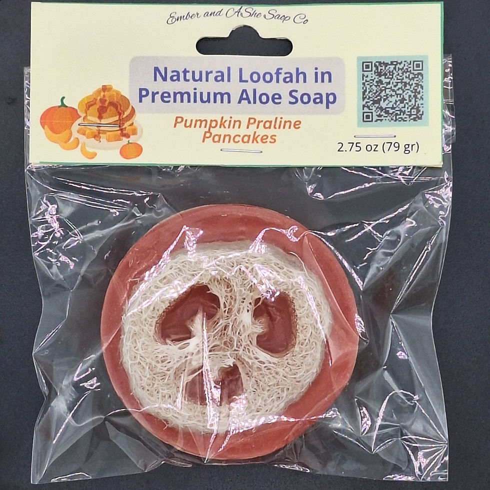 Natural Loofah Soap - Pumpkin Praline Pancakes