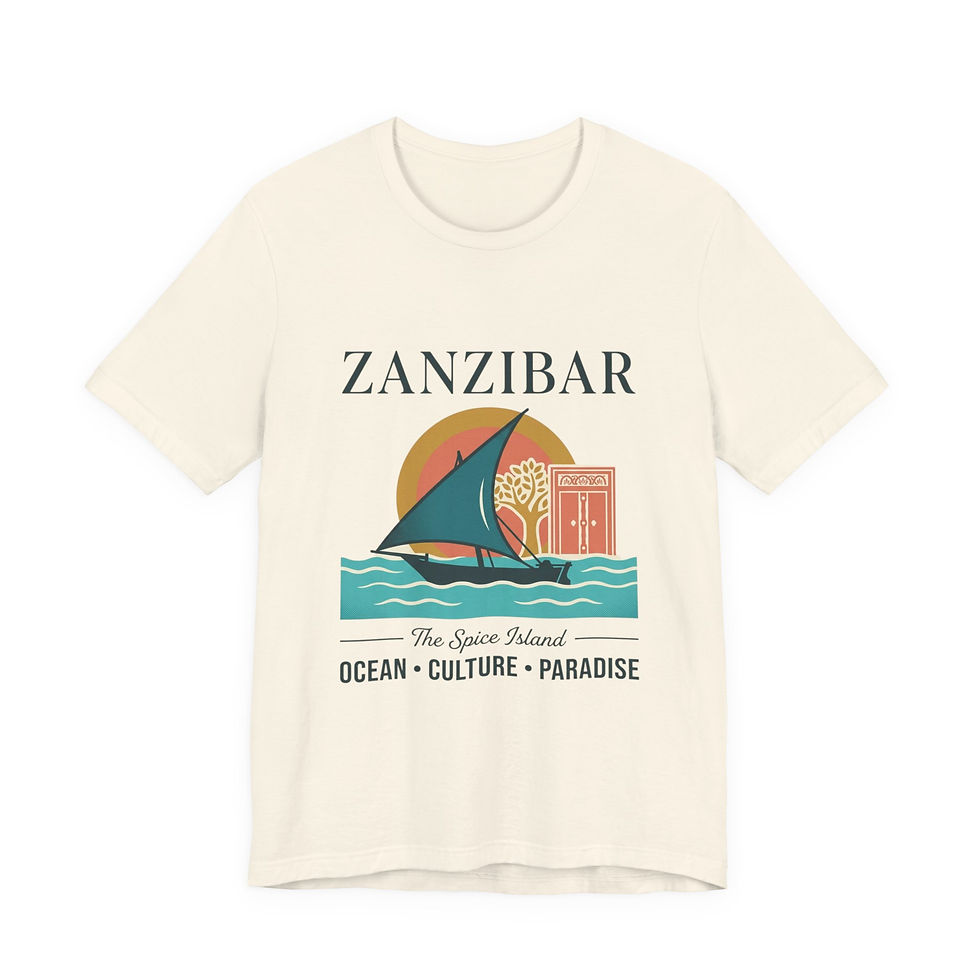 Thumbnail: Zanzibar Vintage Travel Tee — Ocean • Culture • Paradise