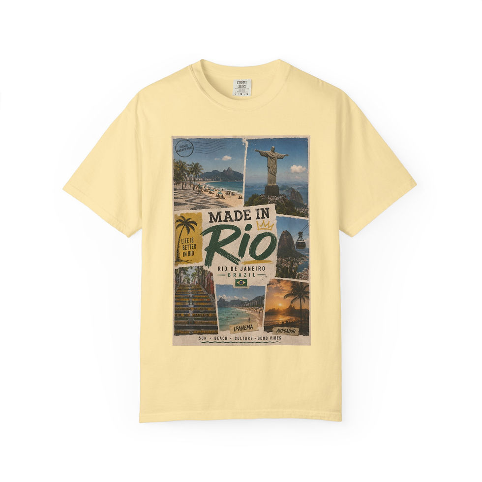 Thumbnail: Made in Rio Vintage Postcard T-Shirt