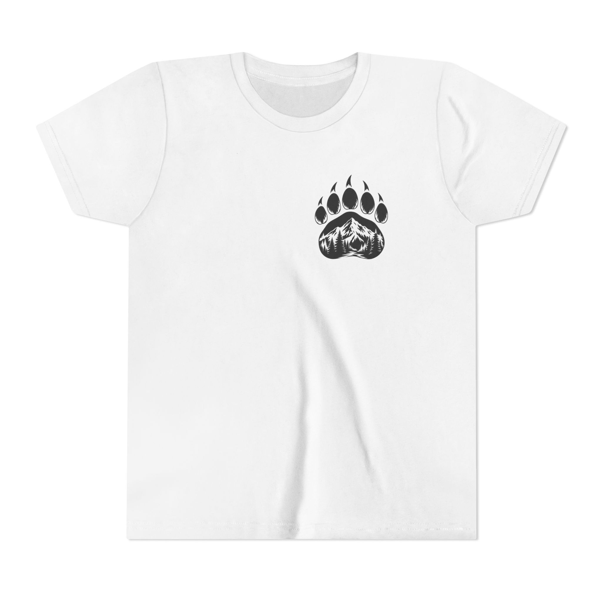 Youth Fishing Bear T-Shirt — Kid’s Outdoorsy Bear Fisher Graphic Tee