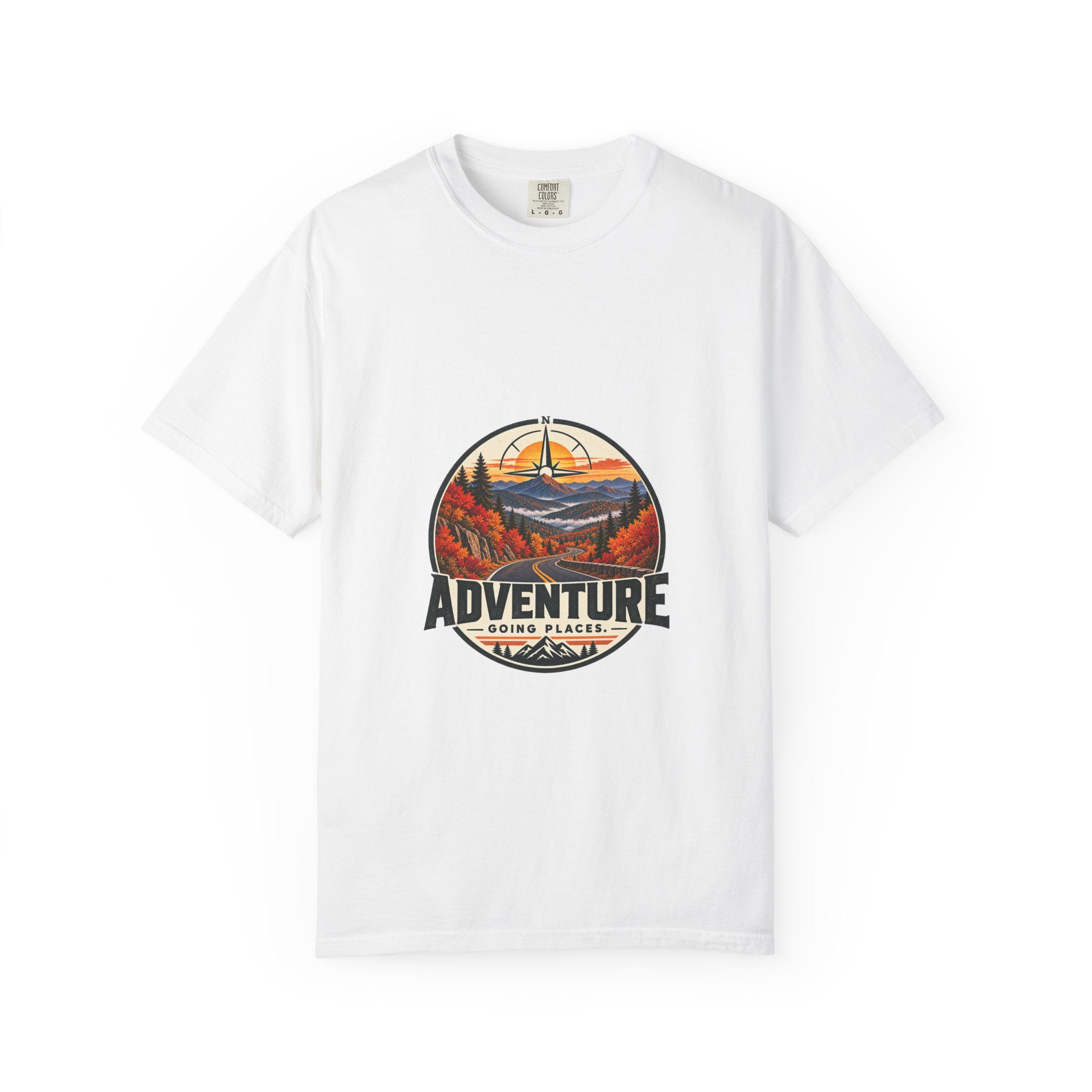 Adventure Scenic T-Shirt — "Adventure: Find a Place" Outdoor Hiking Tee