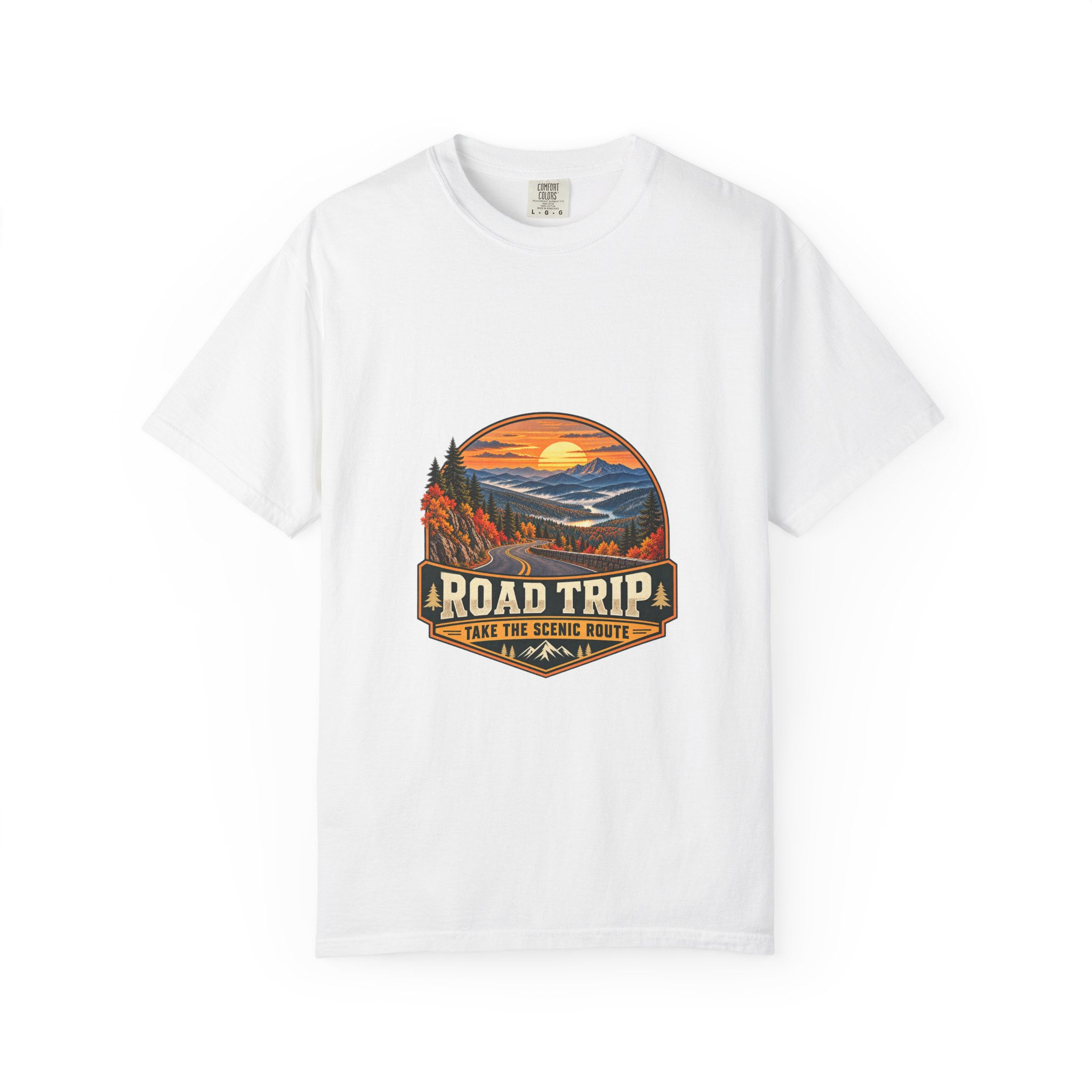 Road Trip Scenic Tee — 'Road Trip: Take the Scenic Route' Graphic T-Shirt
