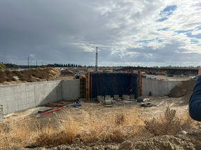 Construction of Sacramento Weir