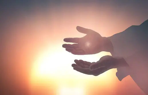 Kid falling through the cracks into God's hands