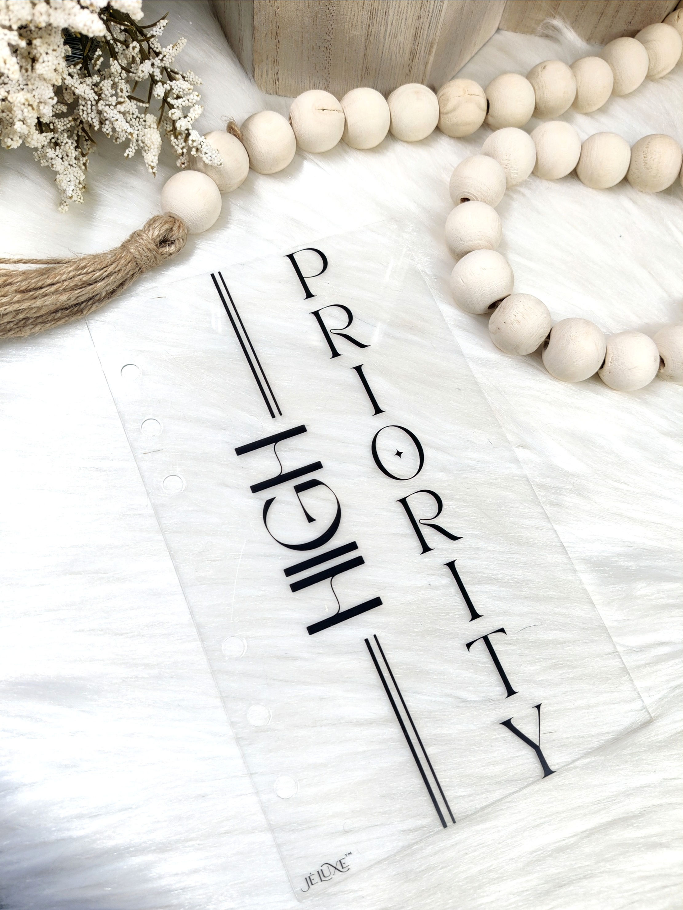 A6 High Priority Acrylic Dashboard