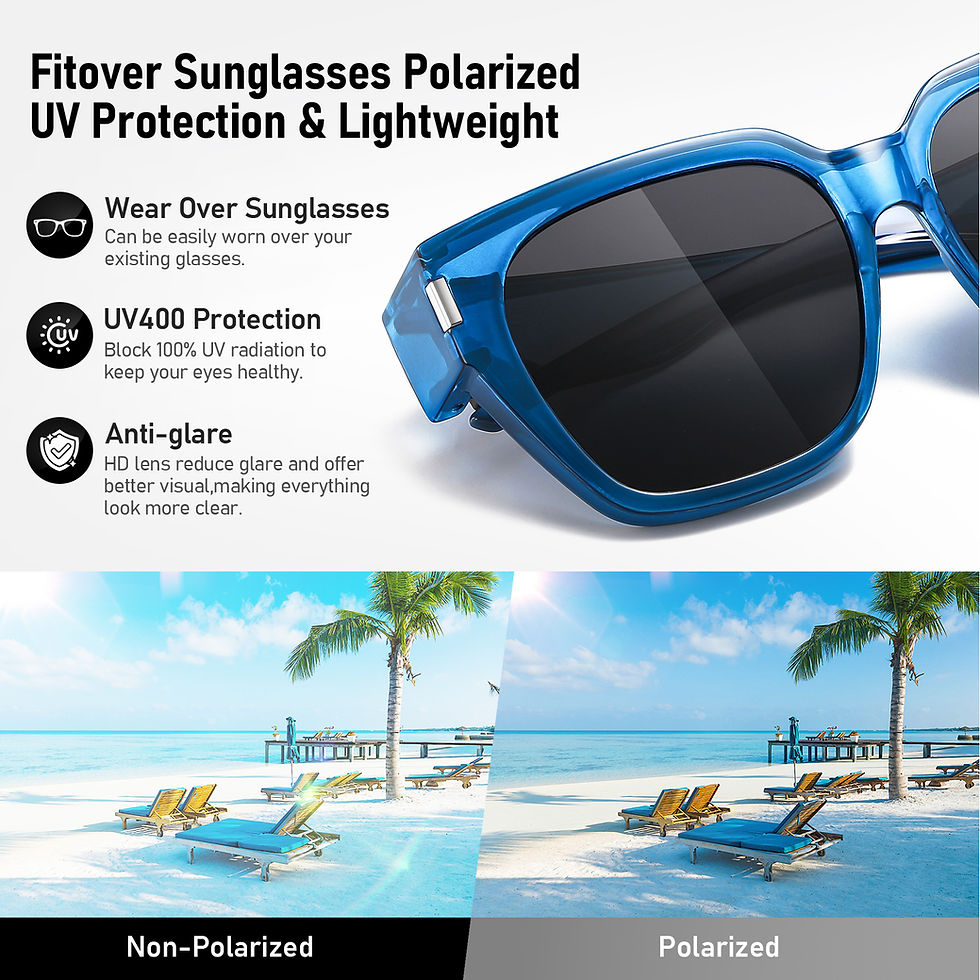 Miniatura: Sunglasses set, anti-glare glasses, polarized sunglasses for myopia, anti-UV sun