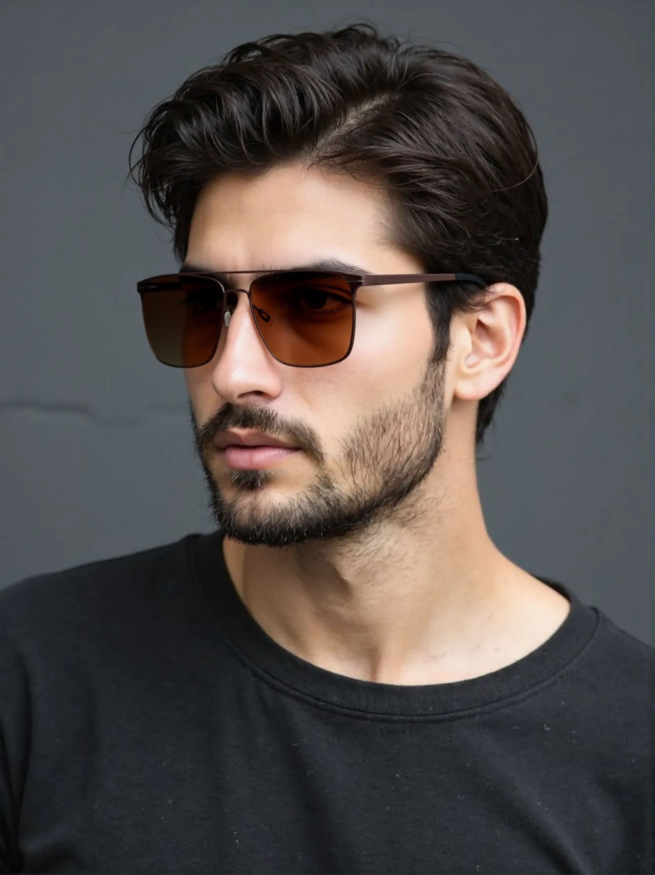 New Trendy Sunglasses With Stylish Rectangular Frames And Metal Construction Sui
