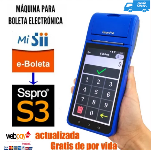 Pos Android / Terminal Boleta Electrónica Sii / Impresora | misitio-1