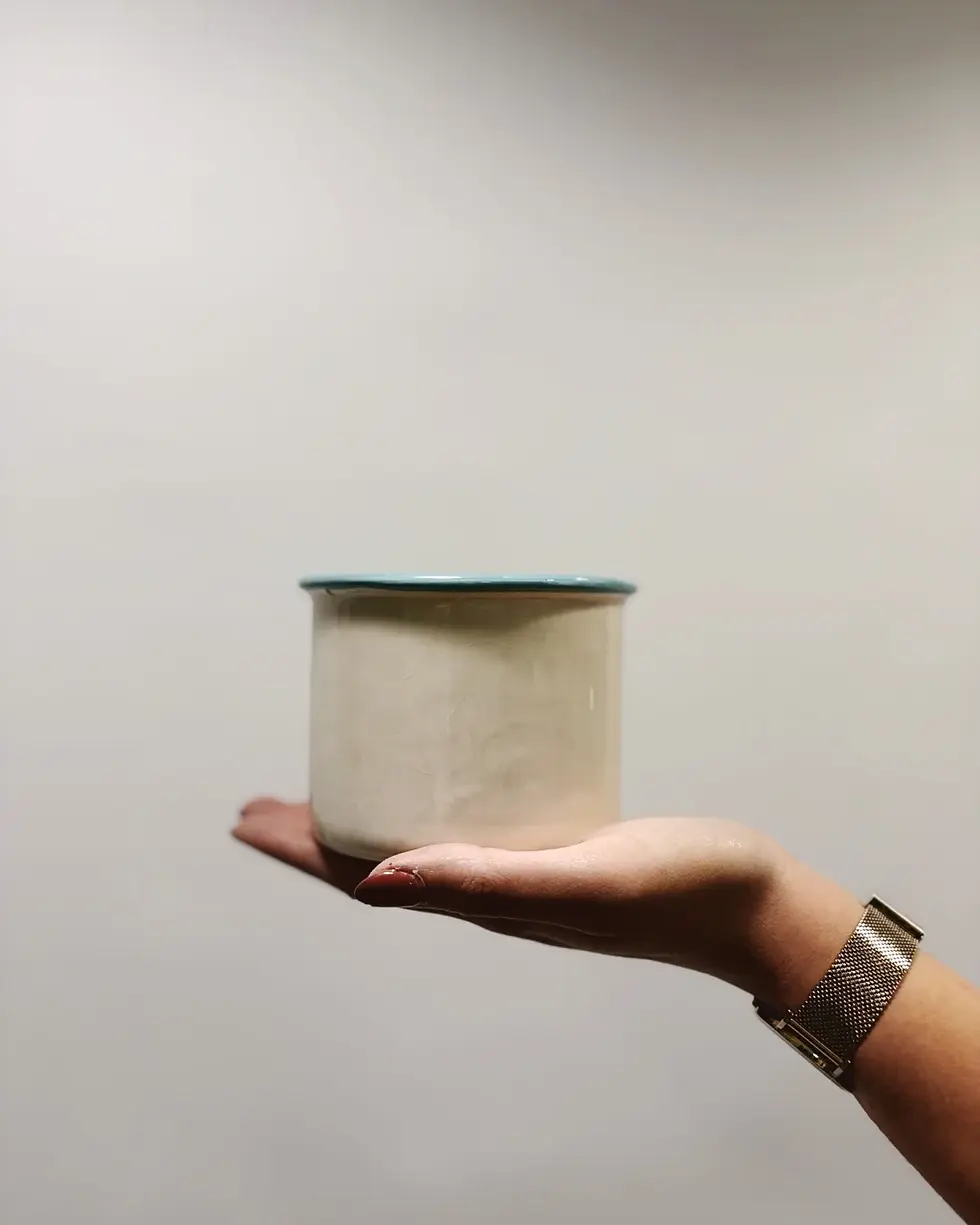 osłonka kubek emalia