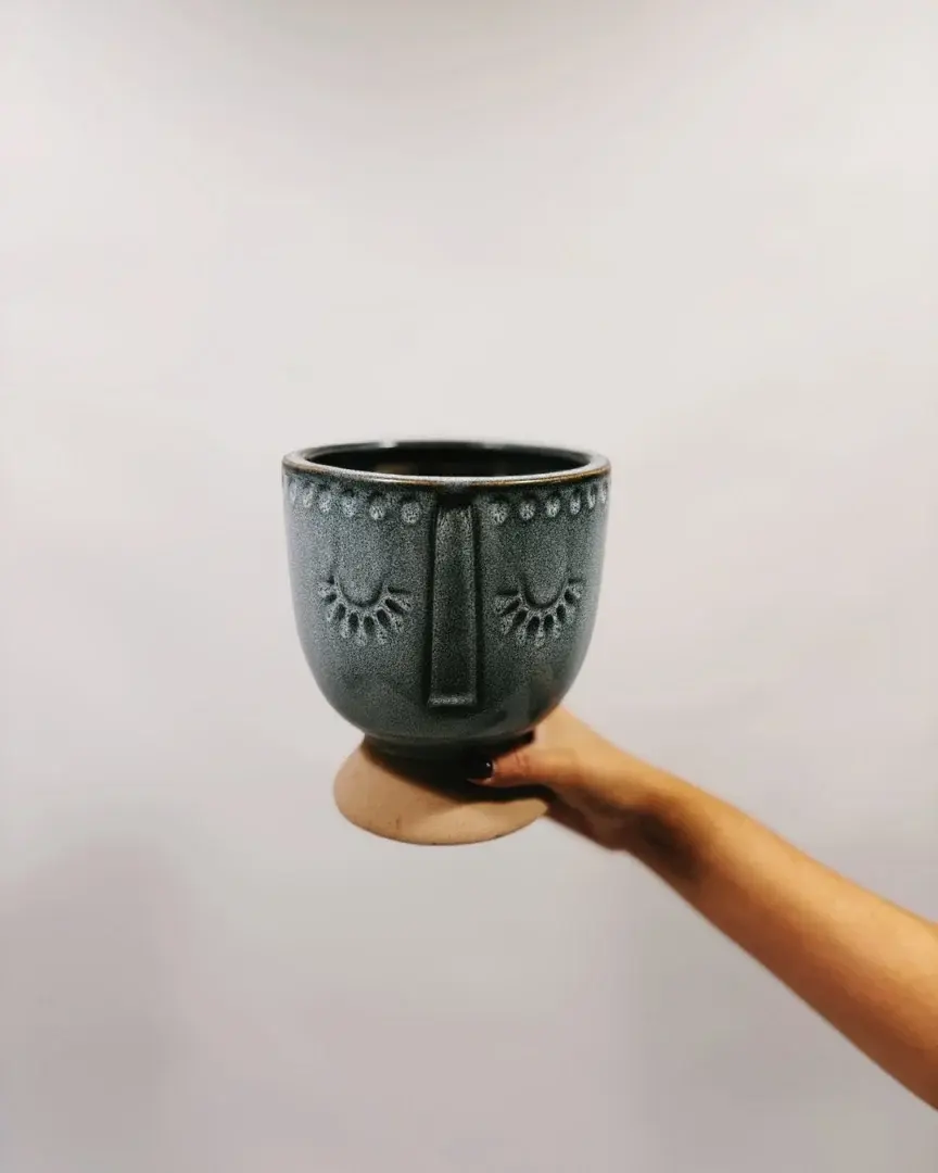 Miniatura: mniejsza osłonka niebieska twarz