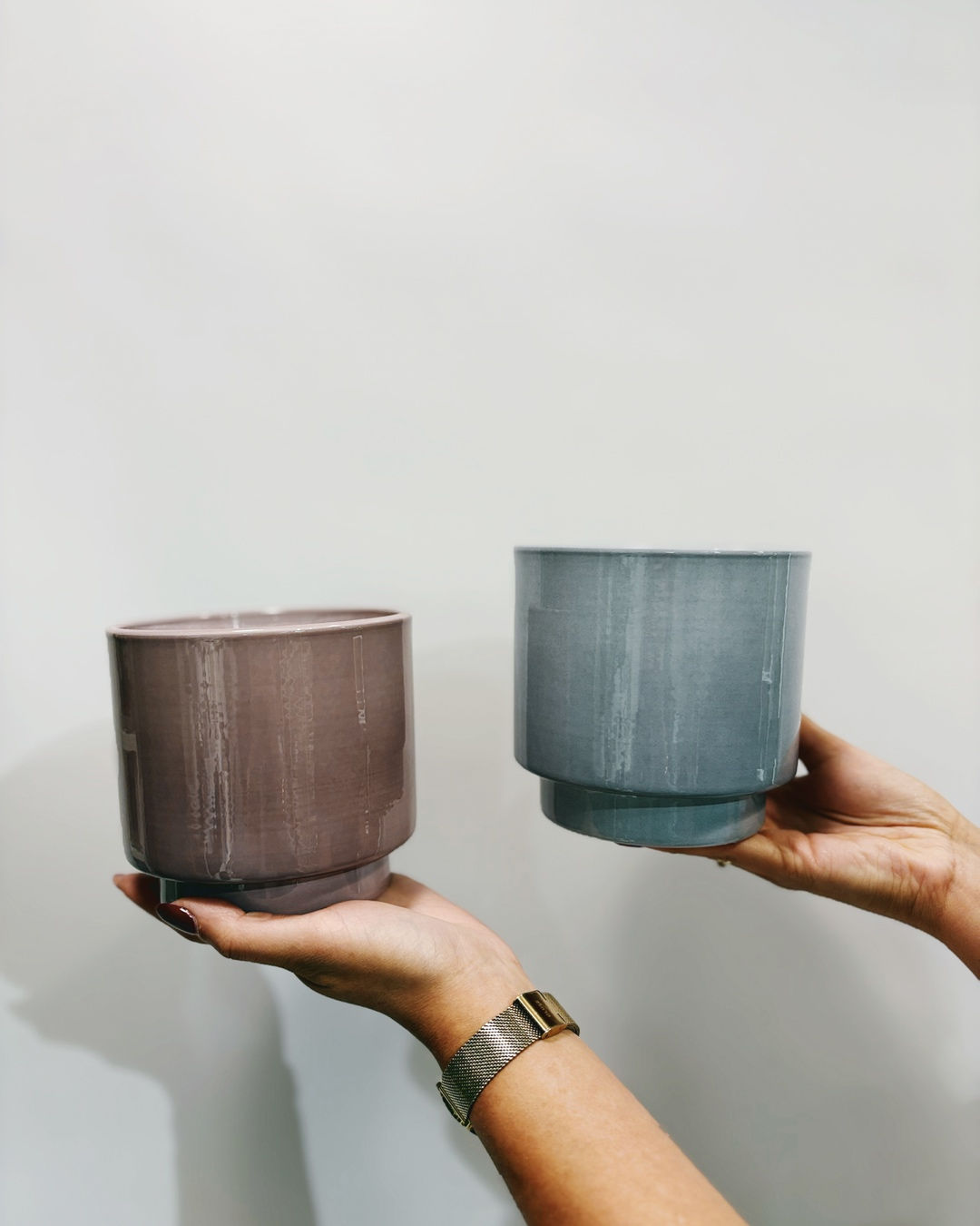 prosta szkliwiona osłonka ceramiczna 12 cm