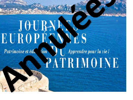 le Patrimoine n'ouvre plus ses portes pour les Journées Européennes du Patrimoine.