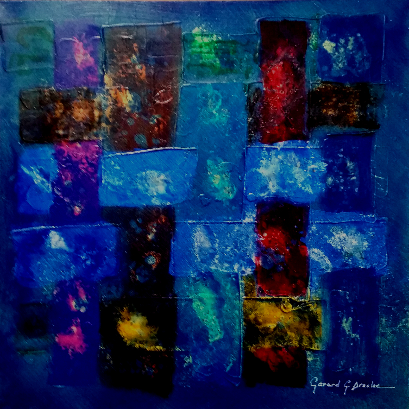 "Vitrail" Tableau récréatif