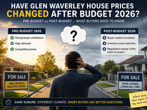 Glen Waverley House Prices Before and After Budget 2026