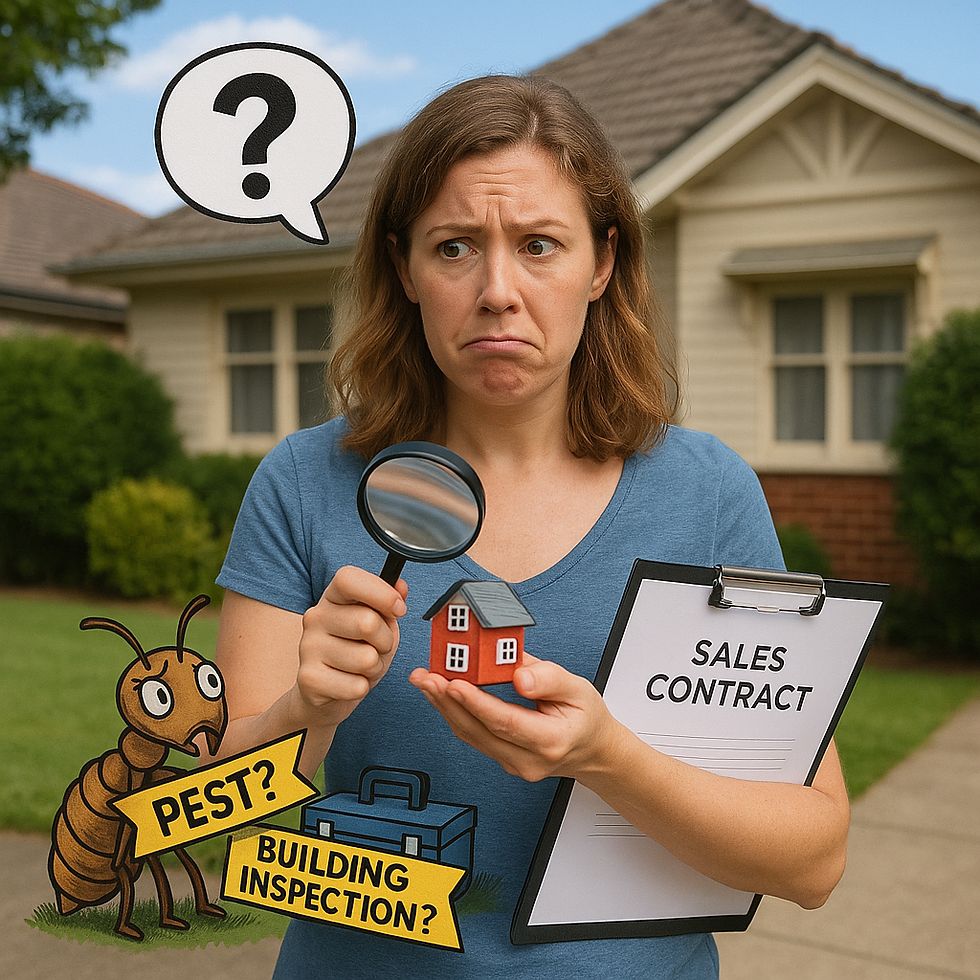 Melbourne property auction building inspection and contract review