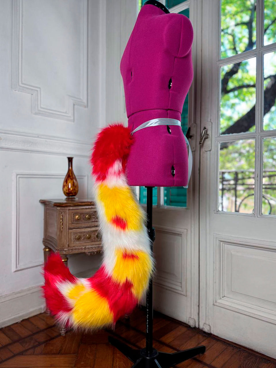 Thumbnail: Helluva Boss Queen Bee ears and tail 35 inches / 90 cm