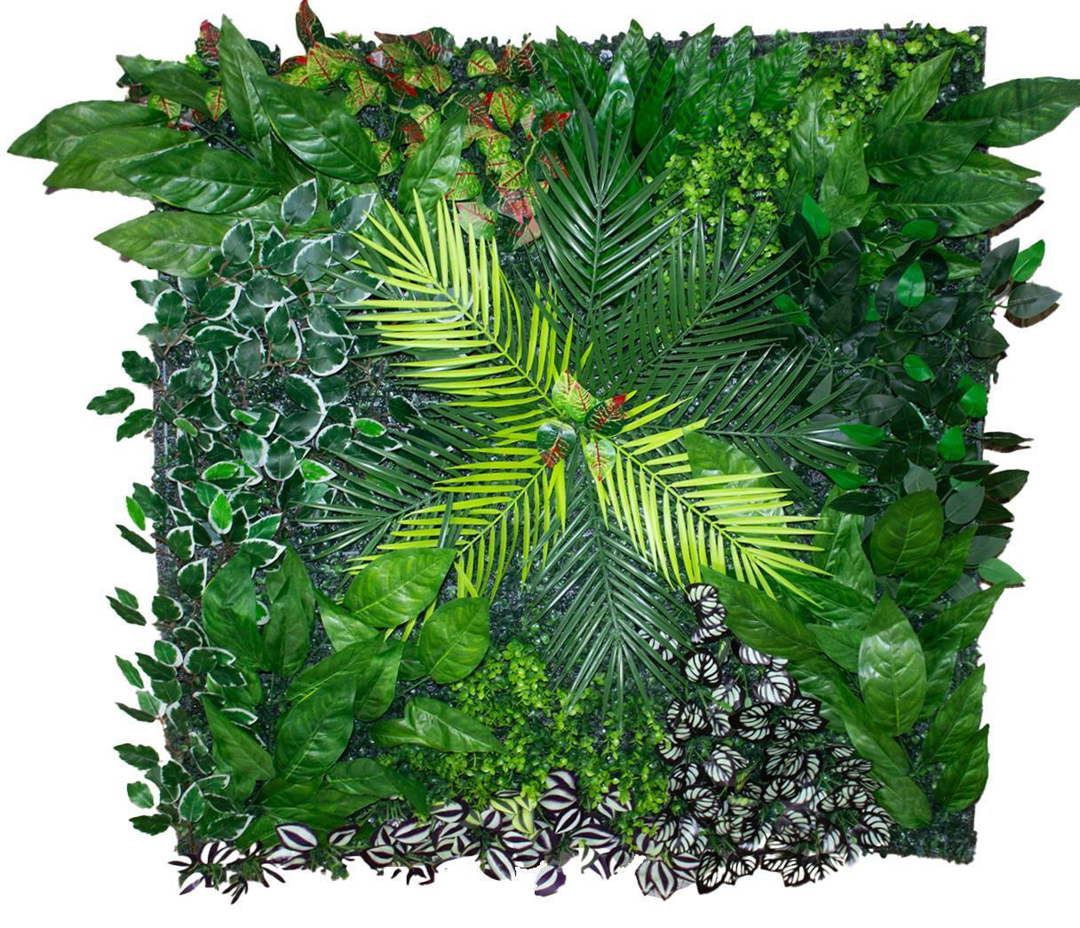 ხელოვნური კედლის პანელი 100 x 100 სმ –– Vertical Garden Wall Covering Panel 10