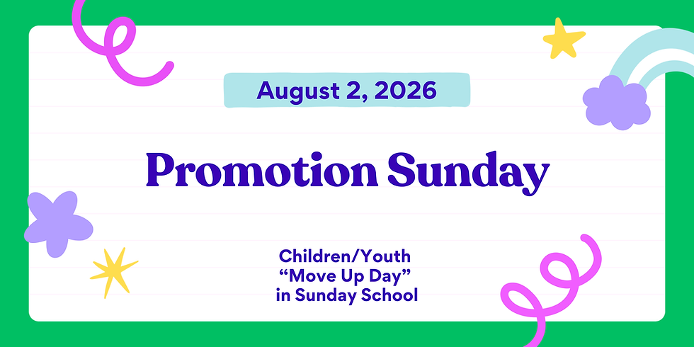 Promotion Sunday