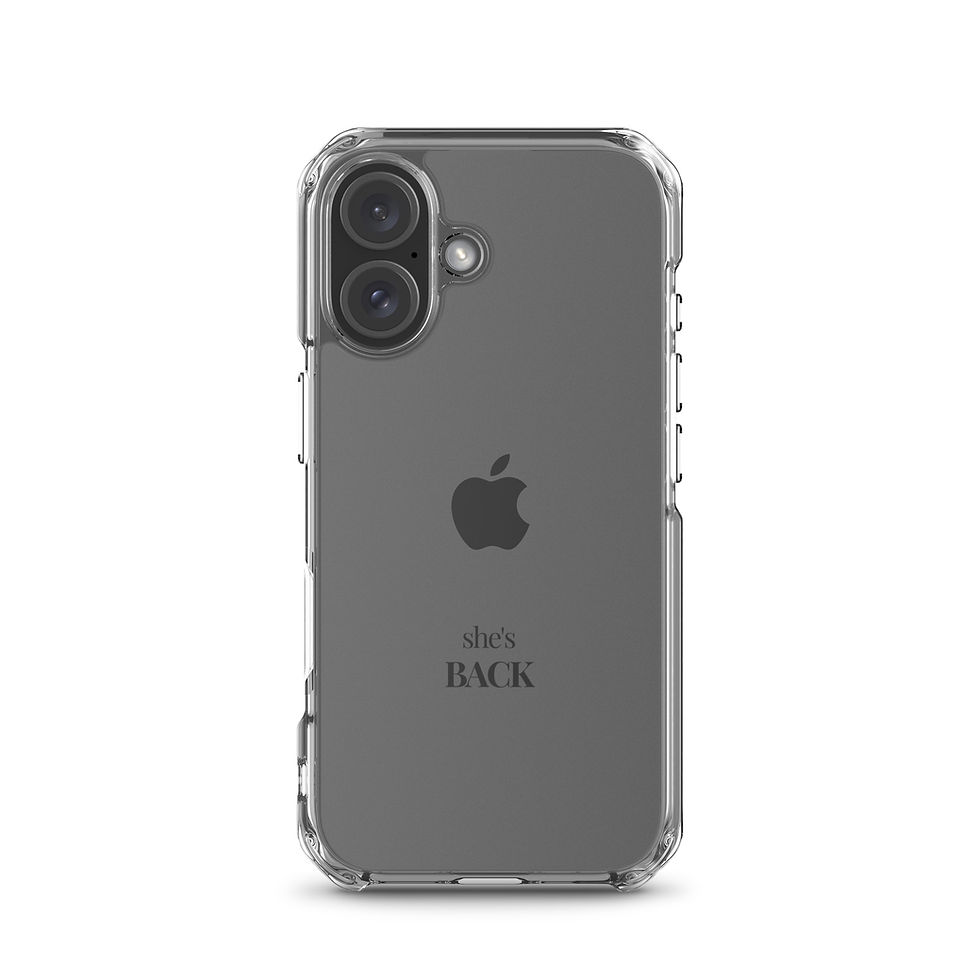 Sīktēls: she’s BACK Clear Case for iPhone®