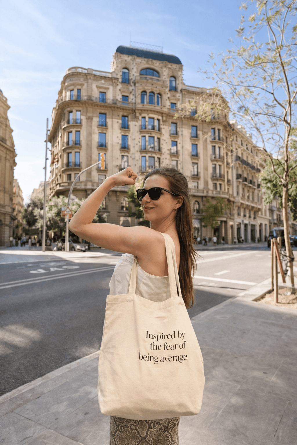 Inspired by the Fear of Being Average Eco Tote Bag