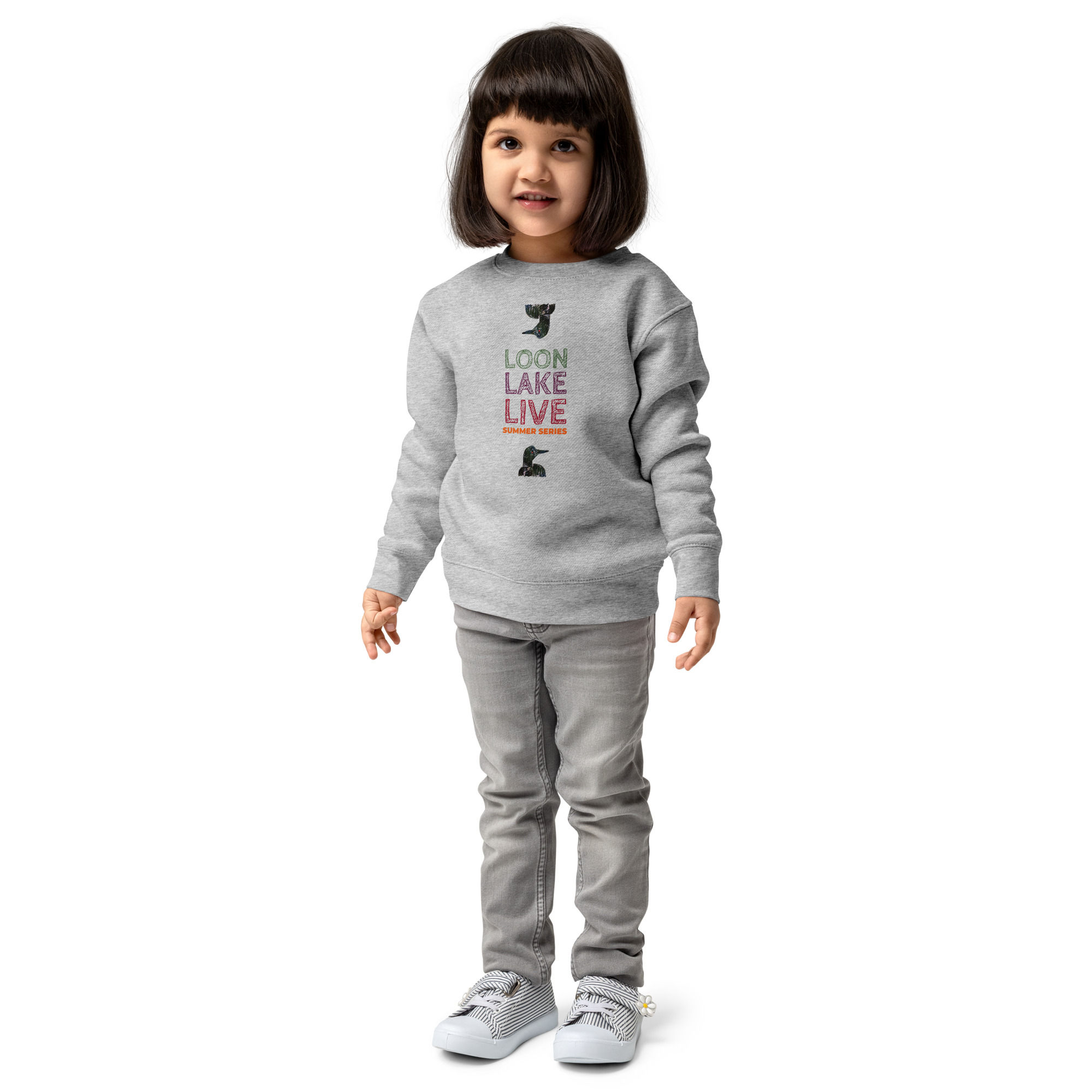 Loon Lake Live Kids Crew Neck Sweatshirt