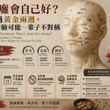 面癱會自己好？錯過黃金兩週，你的臉可能一輩子不對稱