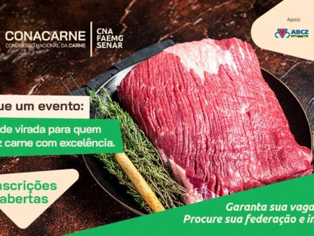 Sistema CNA/Senar e Faemg abrem inscrições para o Conacarne