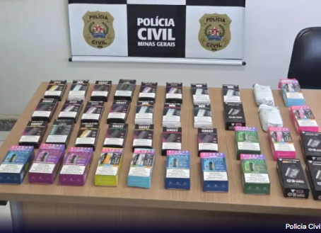 Jovem é preso em Areado com encomenda de cigarros eletrônicos